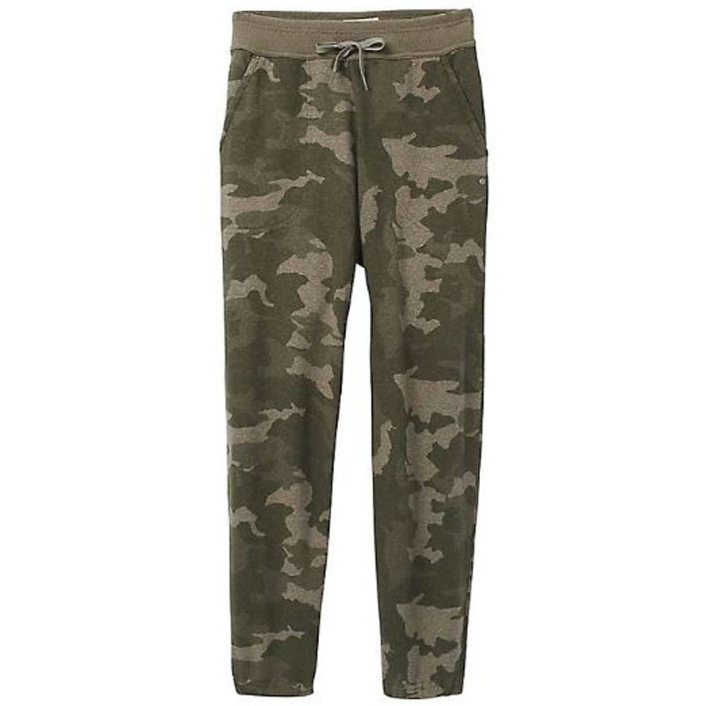 NWT prAna Women's Cozy Up Ankle Pant Jogger Sweatpants Sage Camo Size Small